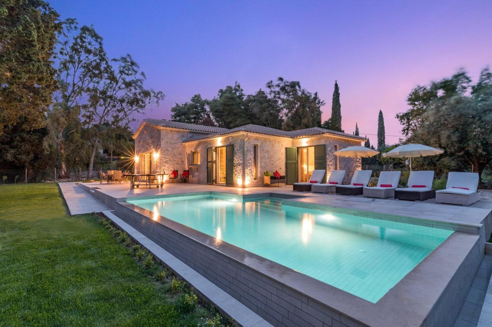 Astarte Villas - Laalu Private Villa With Pool Koukounariá Esterno foto